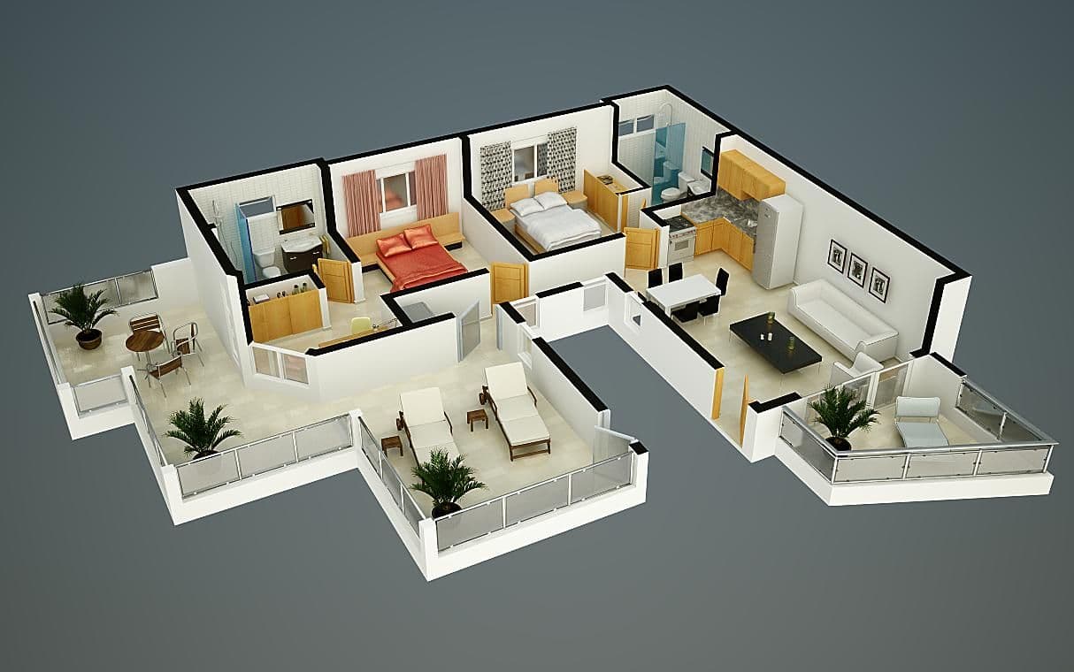 Beach Front two bedroom Apartment For Sale - Miniatura 2