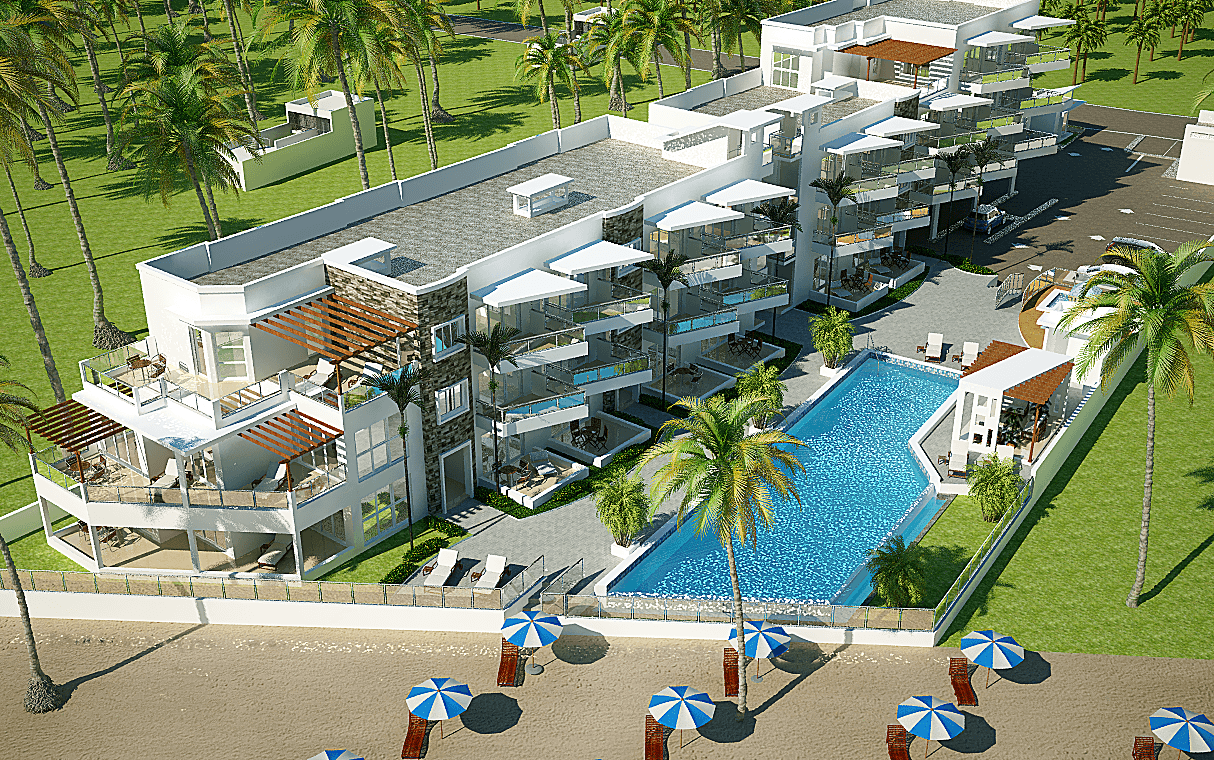 Pre-construction One bedroom ocean view condo for sale in cabarete - Miniatura 9