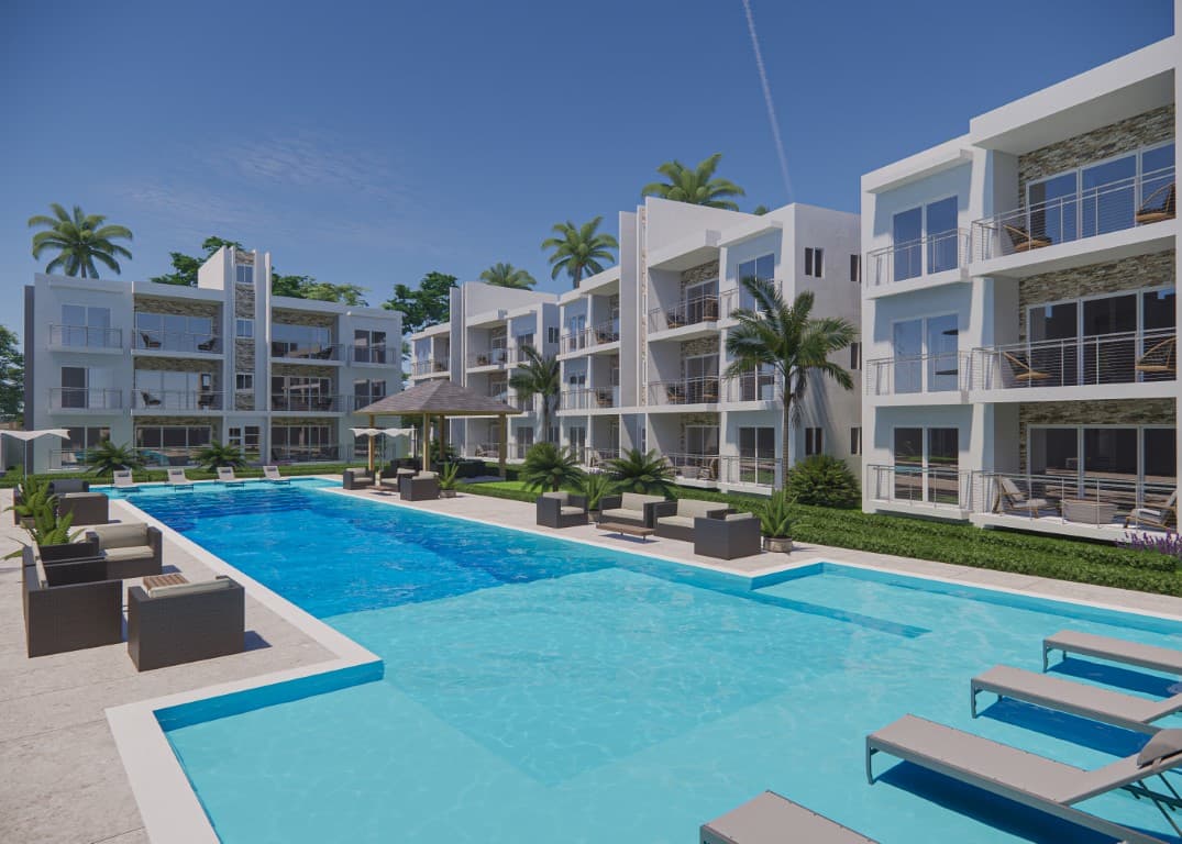 2 bedroom apartments for sale in Sosua-Dominican Republic
