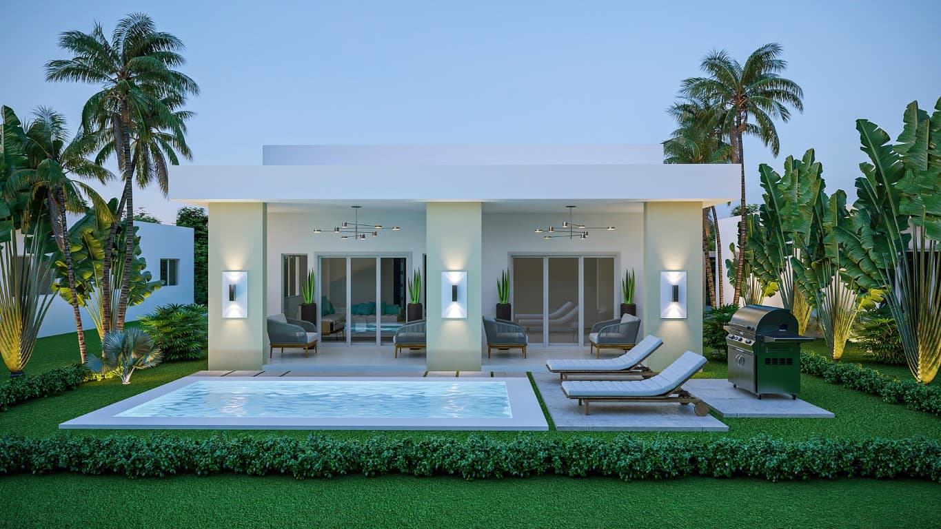 Modern 3-Bedroom Villa for Sale with Private Pool in Sosua (Under Construction) - Miniatura 18