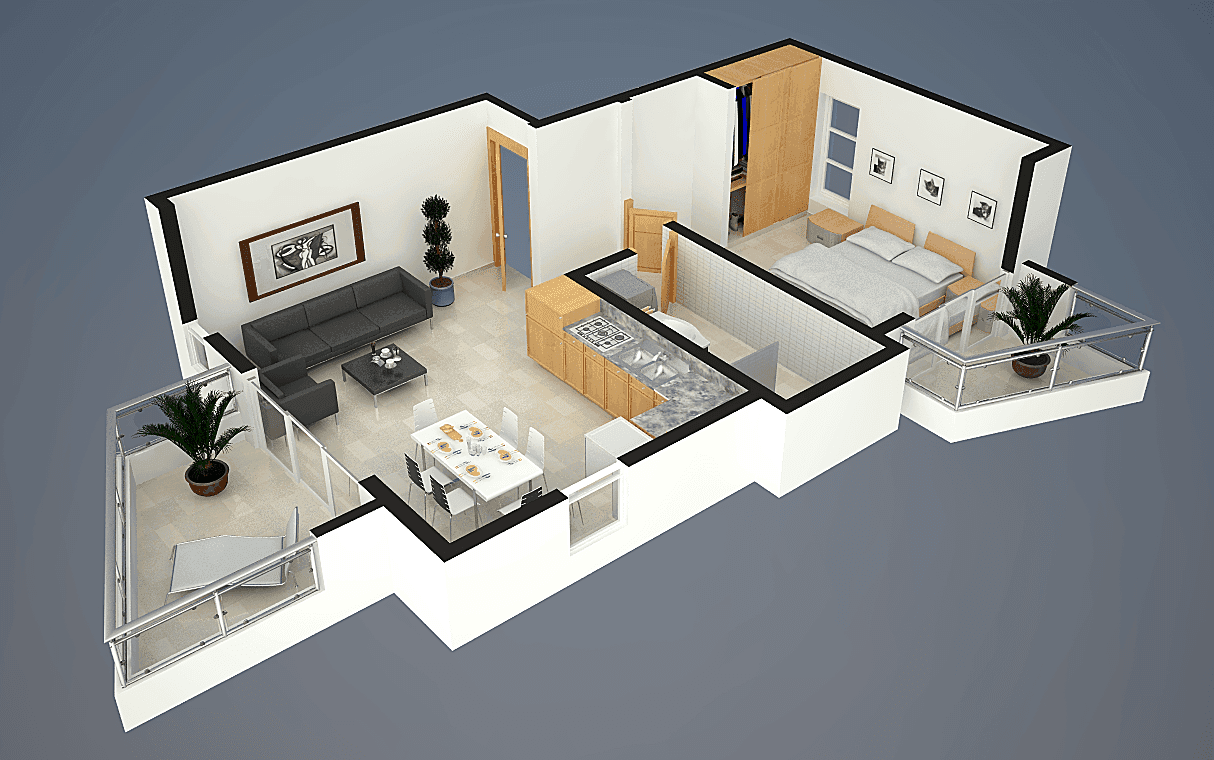 Pre-construction One bedroom ocean view condo for sale in cabarete - Miniatura 2