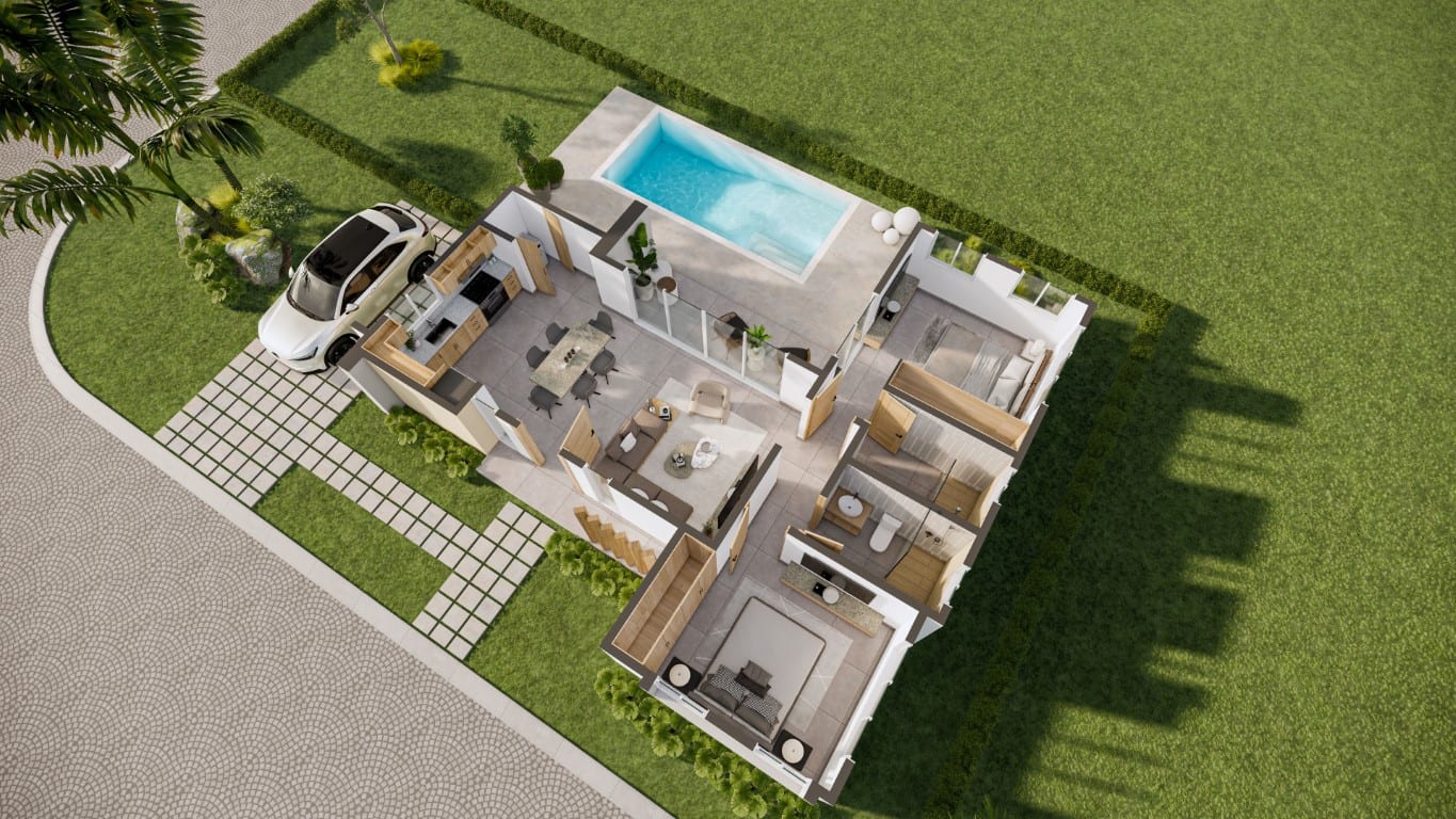 2 Bedroom Villa for Sale with Private Pool | Sosua Real Estate - Miniatura 6